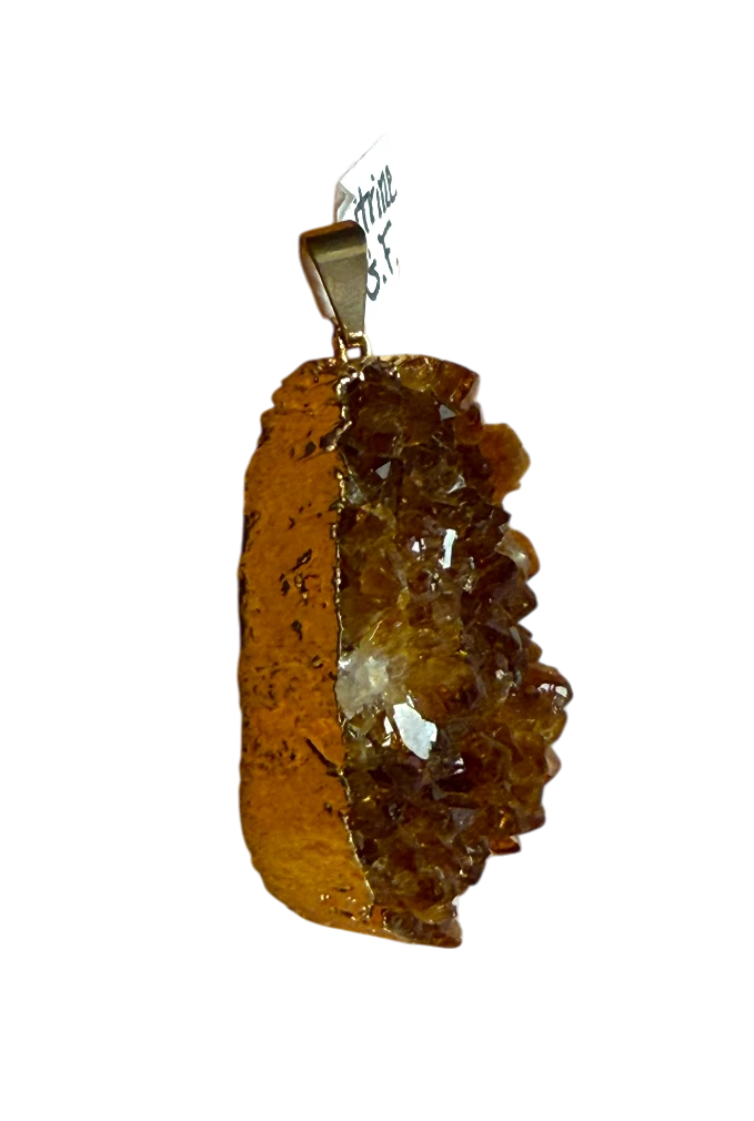 Handmade in Kamloops Pendant Citrine