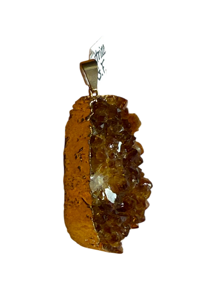 Handmade in Kamloops Pendant Citrine
