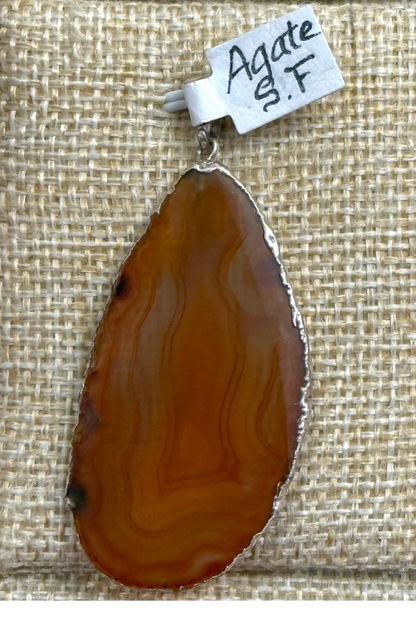 Handmade in Kamloops Pendant Agate