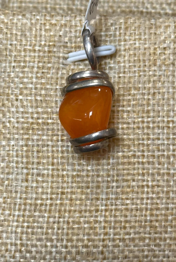 Handmade in Kamloops Pendant Stone