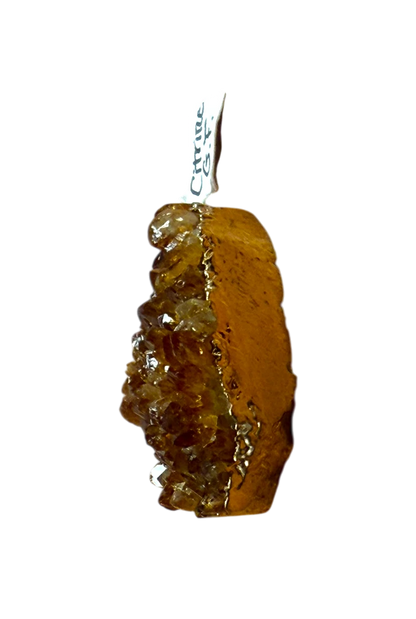 Handmade in Kamloops Pendant Citrine