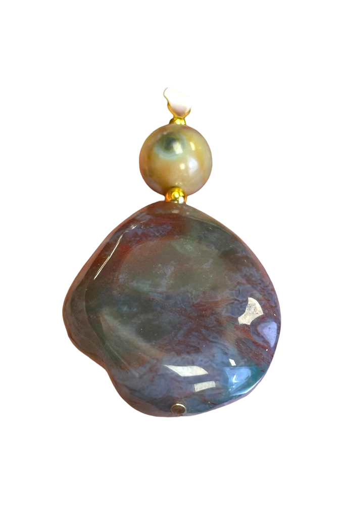 Handmade in Kamloops Pendant Jasper