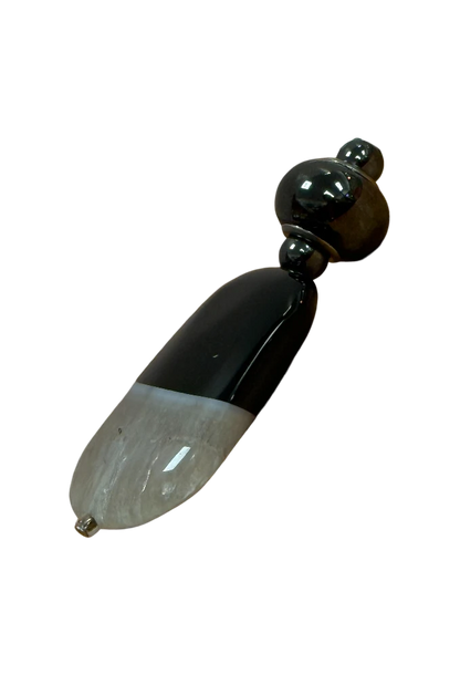 Handmade in Kamloops Pendant Agate Nighttime