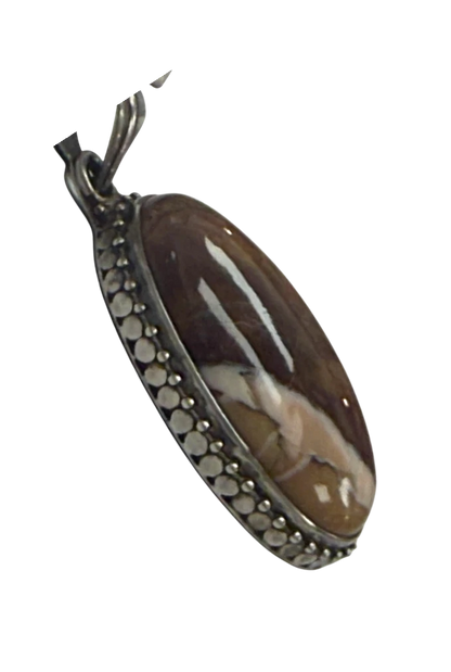 Handmade in Kamloops Pendant Butterfly Jasper