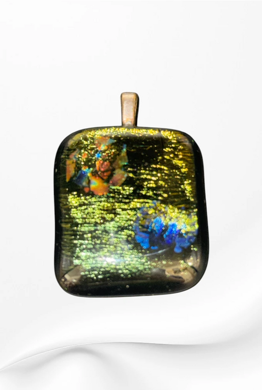 Handmade in Kamloops Glass Pendant