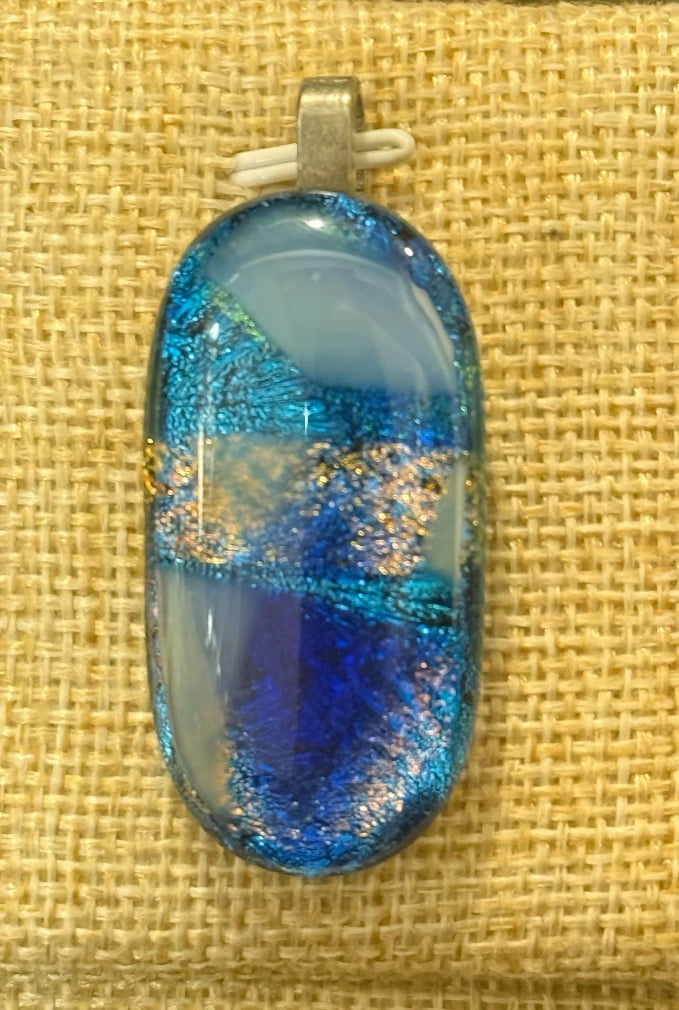 Handmade in Kamloops Glass Pendant