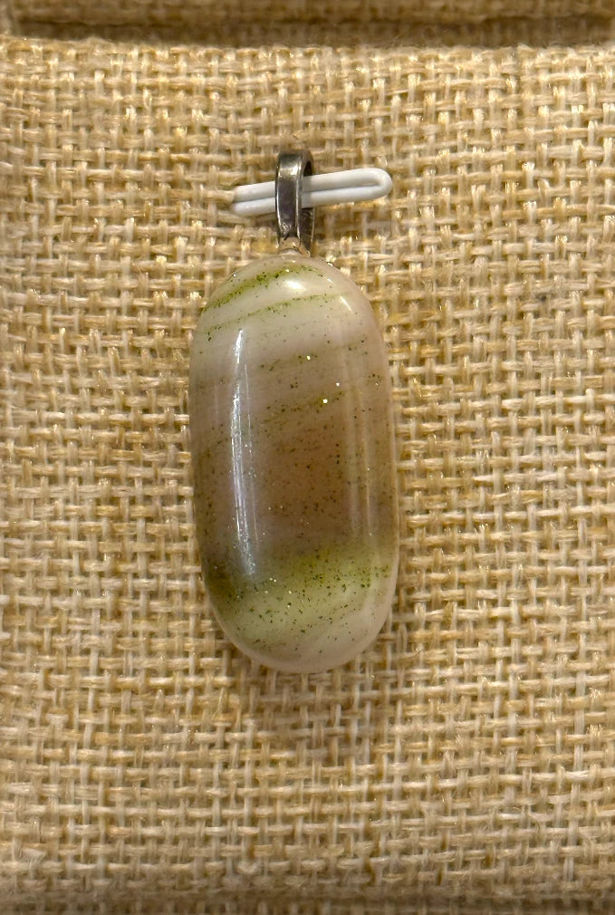 Handmade in Kamloops Glass Pendant