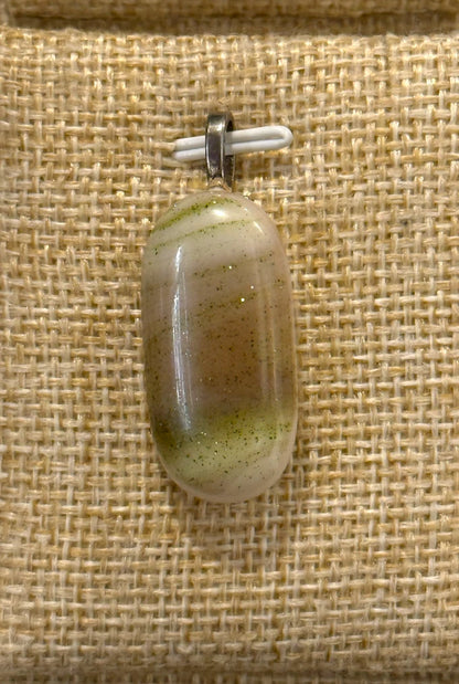Handmade in Kamloops Glass Pendant