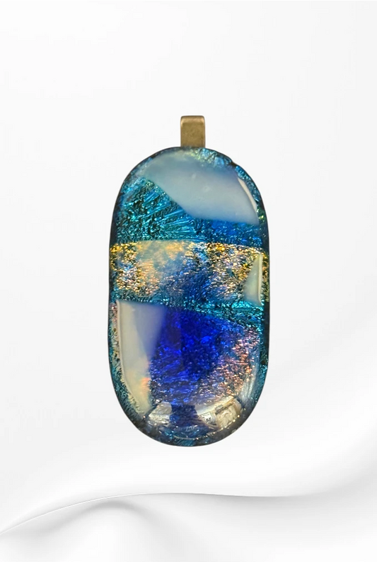 Handmade in Kamloops Glass Pendant