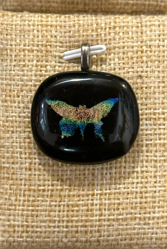 Handmade in Kamloops Glass Pendant