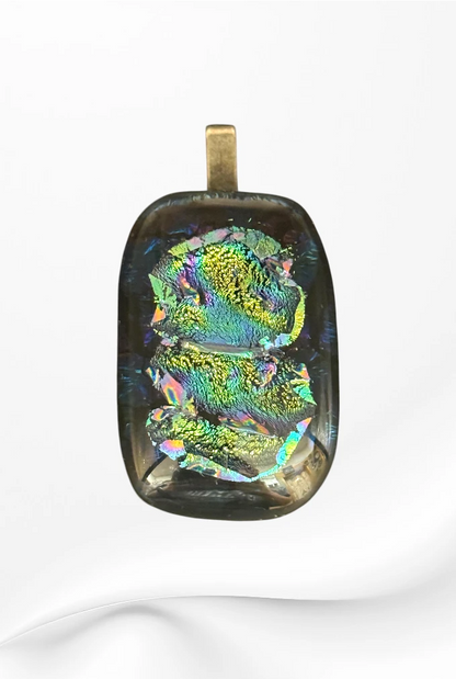 Handmade in Kamloops Glass Pendant