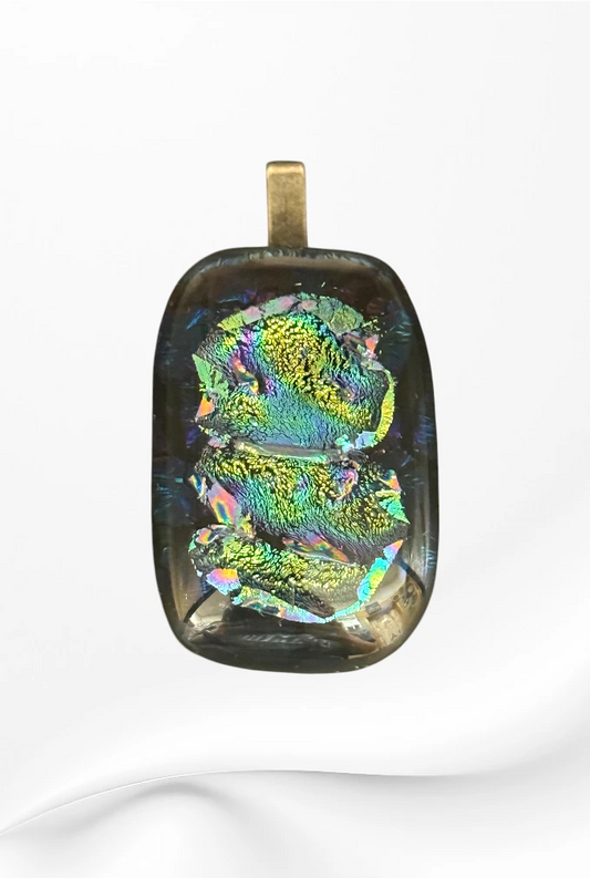 Handmade in Kamloops Glass Pendant
