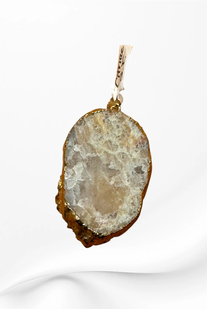 Handmade in Kamloops Pendant Citrine