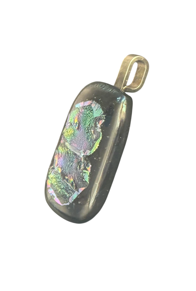 Handmade in Kamloops Glass Pendant