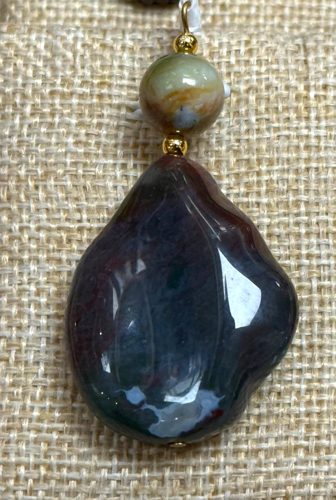Handmade in Kamloops Pendant Jasper