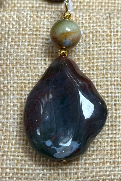 Handmade in Kamloops Pendant Jasper