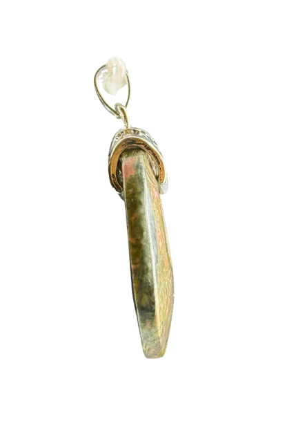 Handmade in Kamloops Pendant Unakite