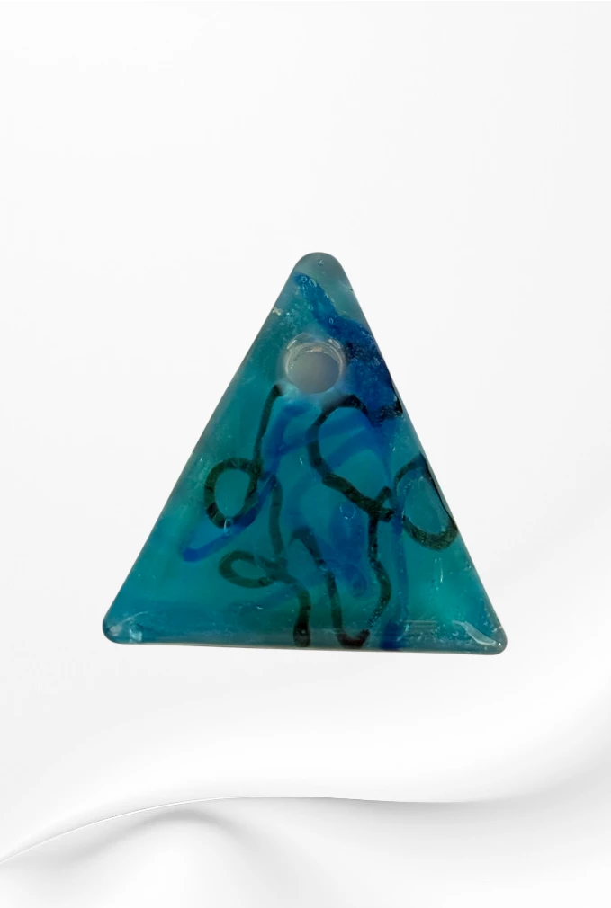 Handmade in Kamloops Glass Pendant
