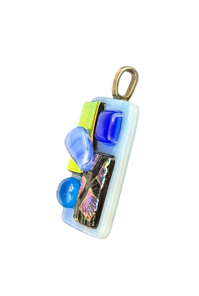 Handmade in Kamloops Glass Pendant