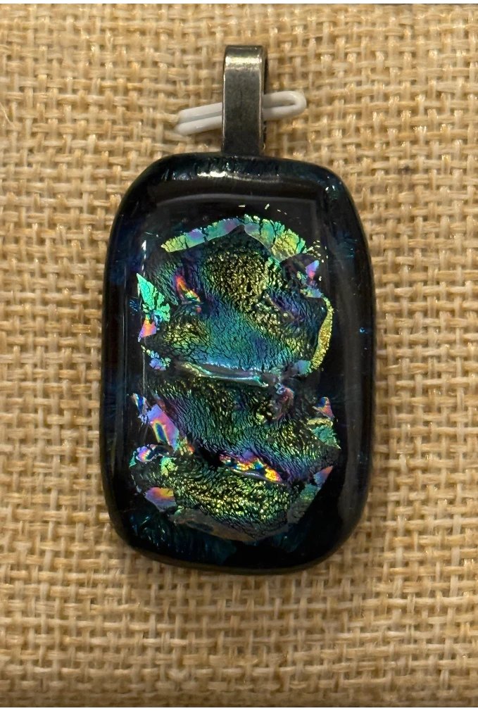Handmade in Kamloops Glass Pendant