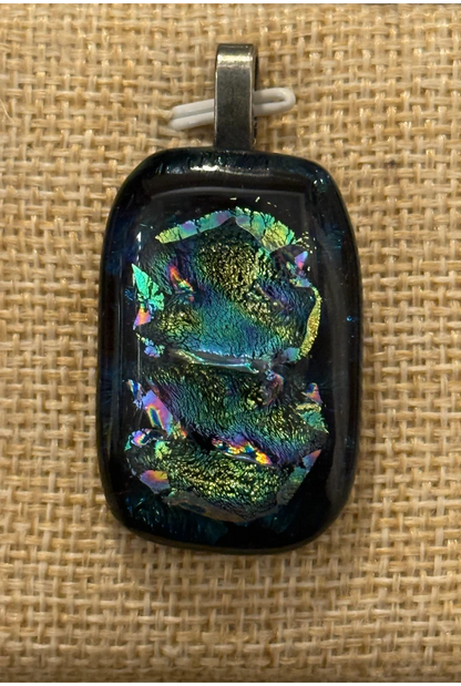 Handmade in Kamloops Glass Pendant