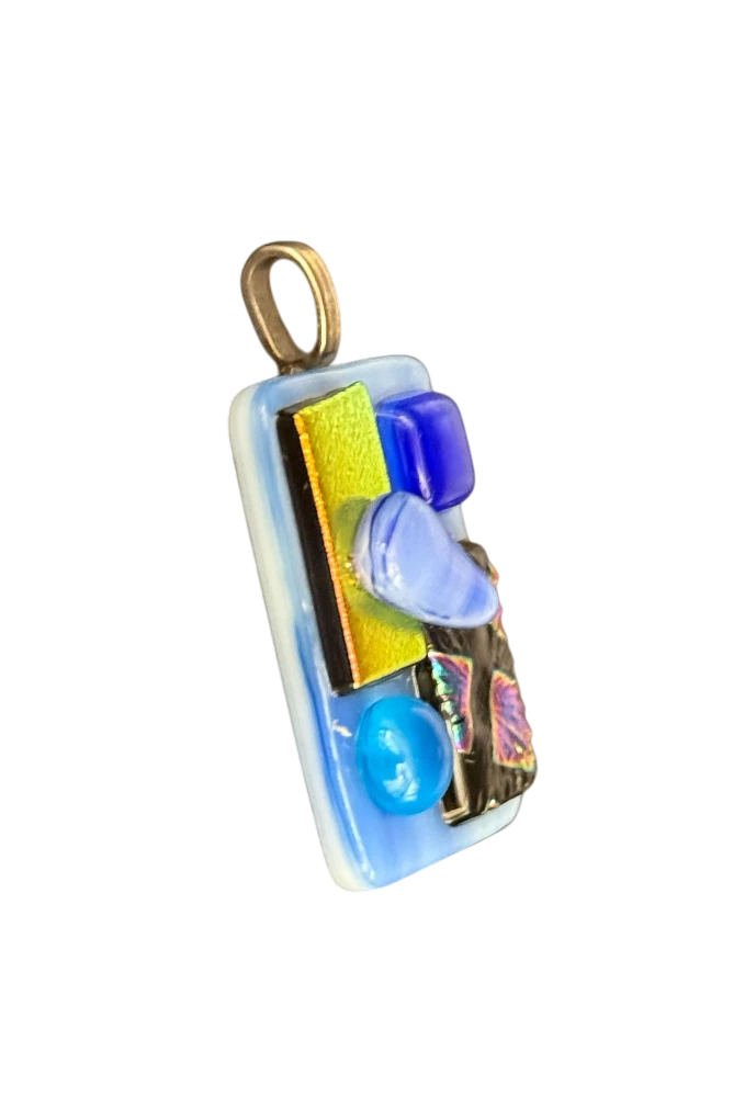 Handmade in Kamloops Glass Pendant