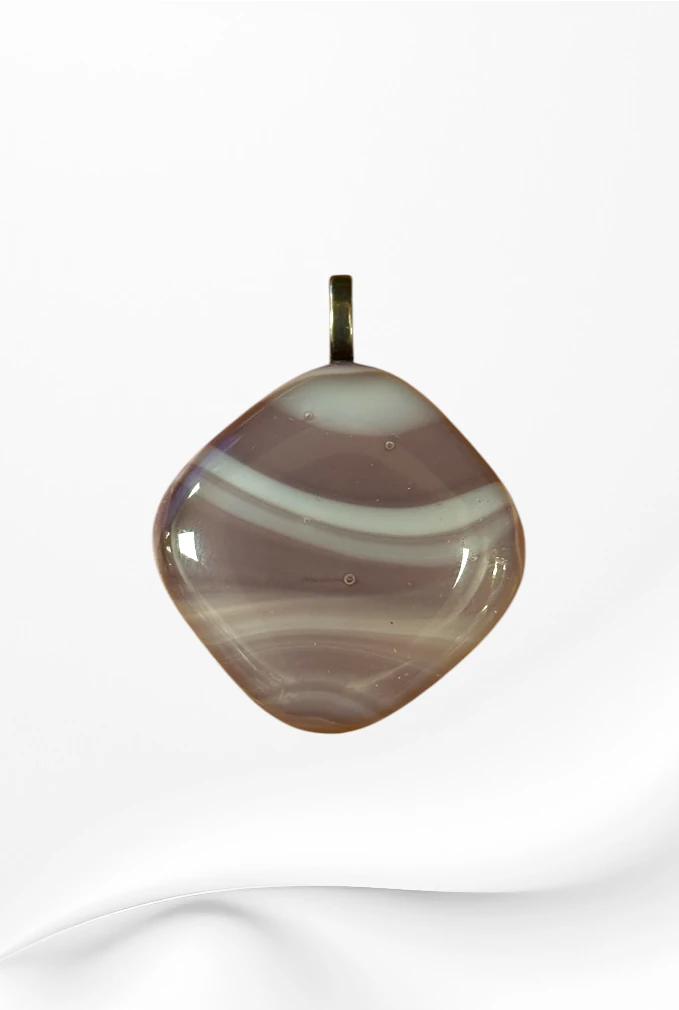 Handmade in Kamloops Glass Pendant