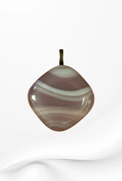 Handmade in Kamloops Glass Pendant