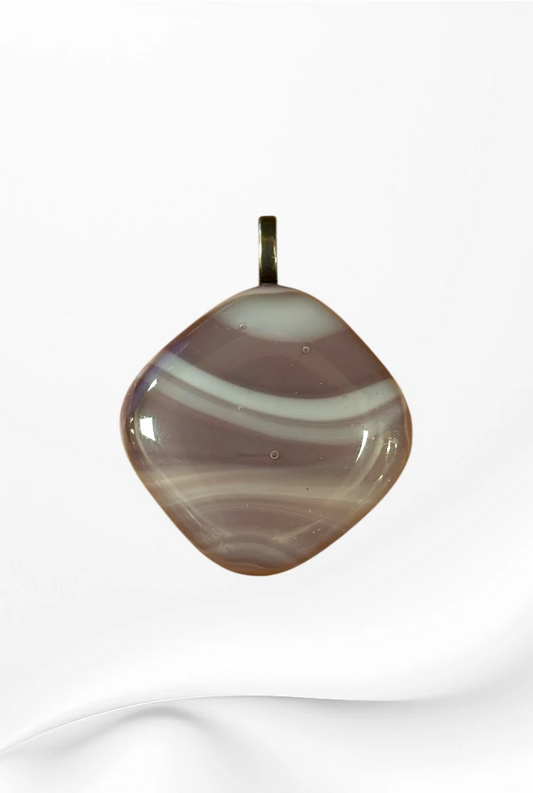 Handmade in Kamloops Glass Pendant