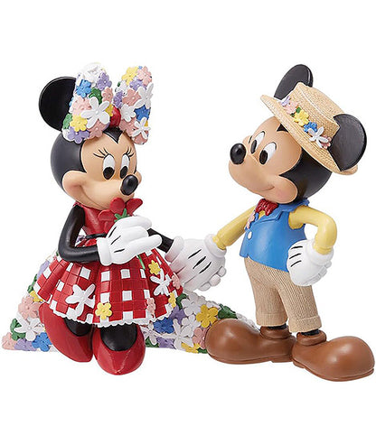Mickey and Minnie Mouse Holding Hands Figurine