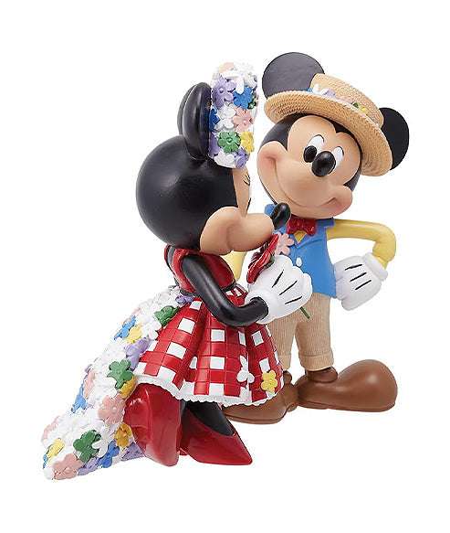 Mickey and Minnie Mouse Holding Hands Figurine