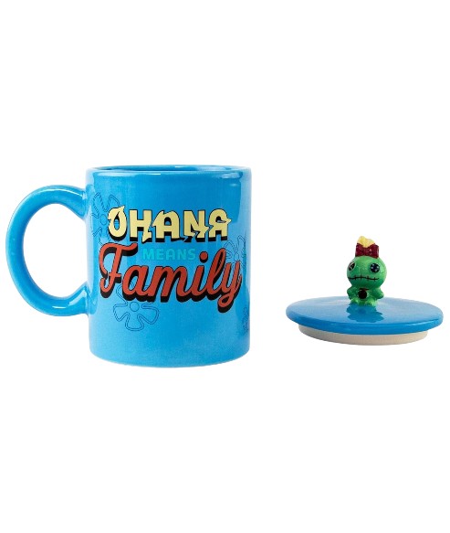 Stitch Mug with Sculpted Scrump Lid