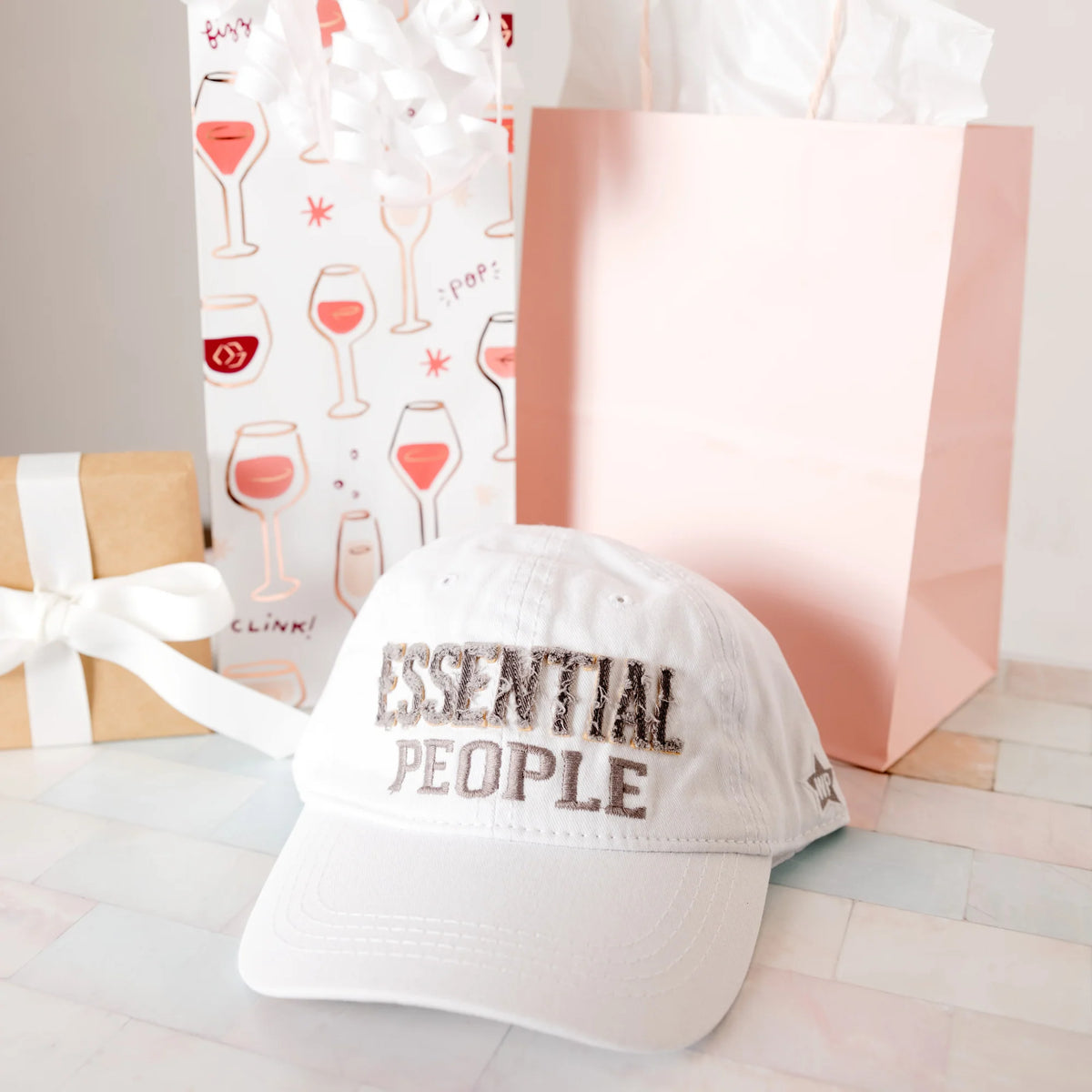Essential People Hat White