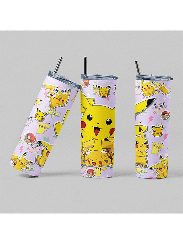 Pika Pokeball Anime Video Game Tv Inspired Tumbler