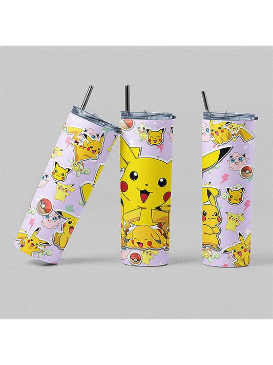 Pika Pokeball Anime Video Game Tv Inspired Tumbler