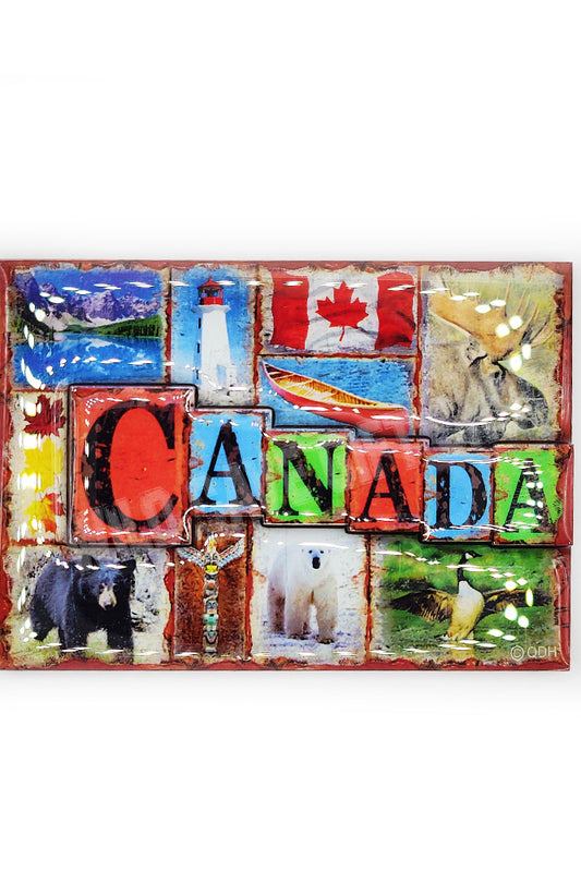 Canadian Theme Magnet