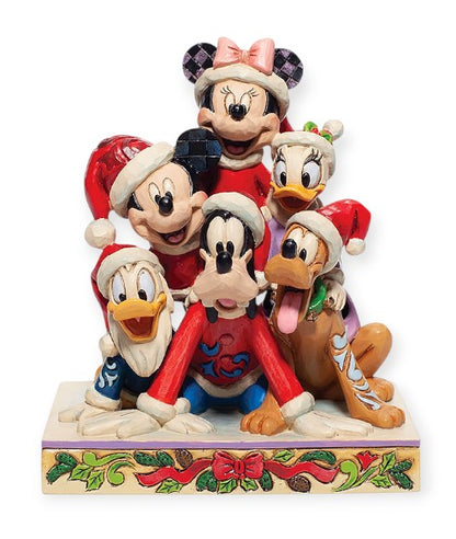 Traditions Christmas Mickey Mouse and Friends Figurine