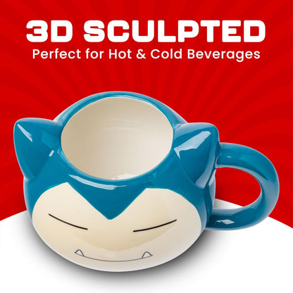 Snorlax Face 3D Sculpted Mug