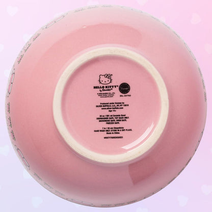 Hello Kitty Flowers Ramen Bowl Set