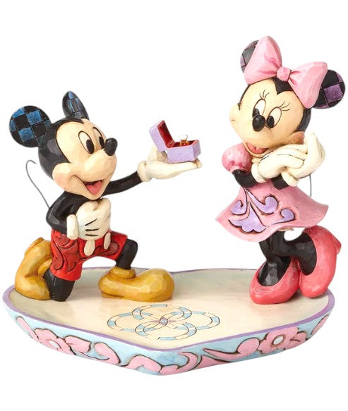 Mickey Proposing to Minnie Ring Dish