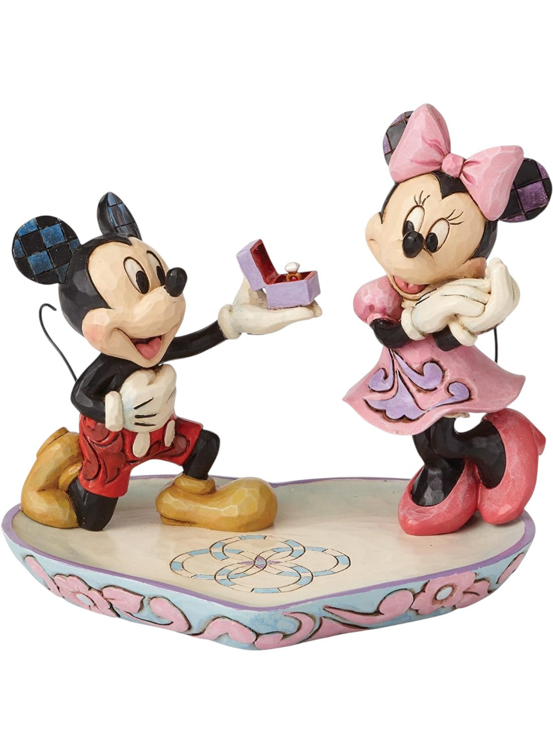 Mickey Proposing to Minnie Ring Dish