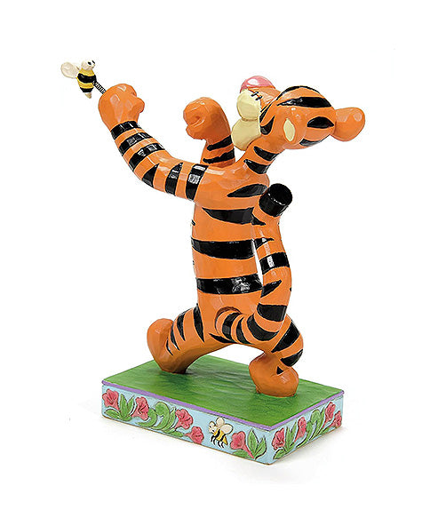 Tigger Fighting a Bee Figurine