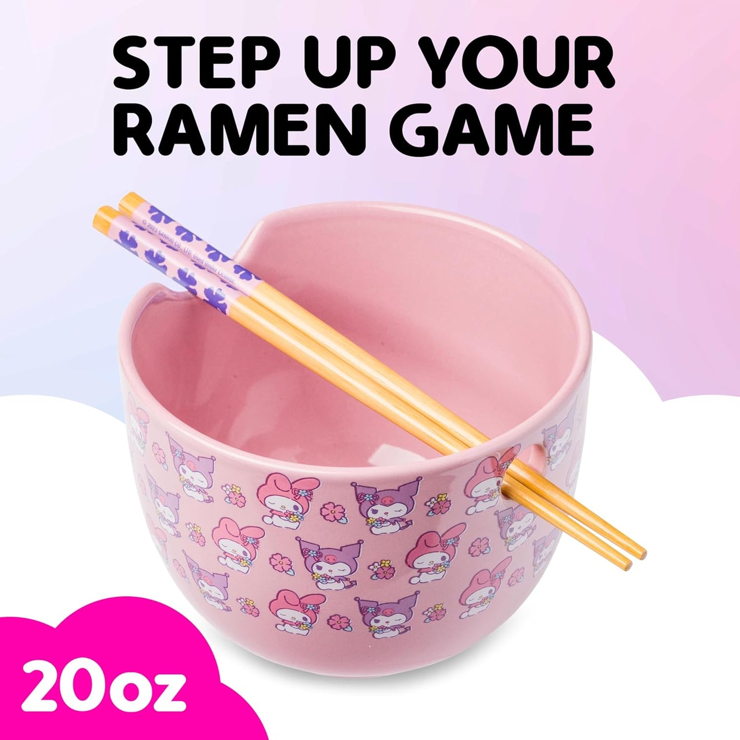 My Melody and Kuromi Ramen Bowl Set