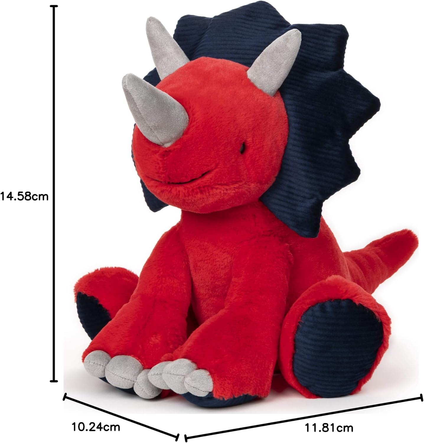 Carson Triceratops Dinosaur Plush Stuffed Animal