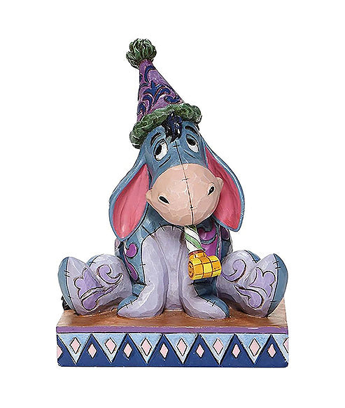 Eeyore with Birthday Hat and Party Horn Figurine