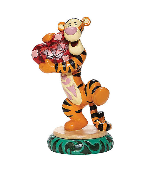 Tigger Holding Heart Figurine