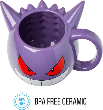 Gengar 3D Sculpted Ceramic Mug