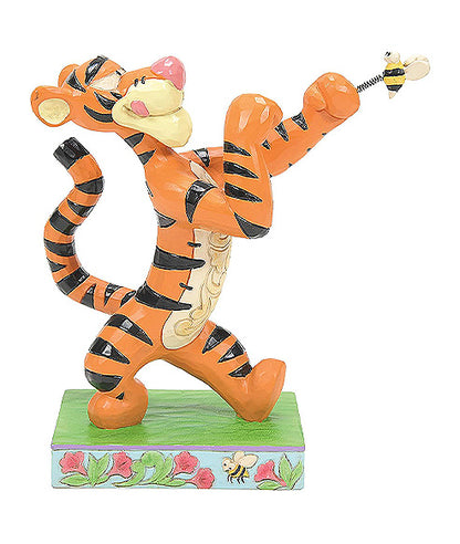 Tigger Fighting a Bee Figurine