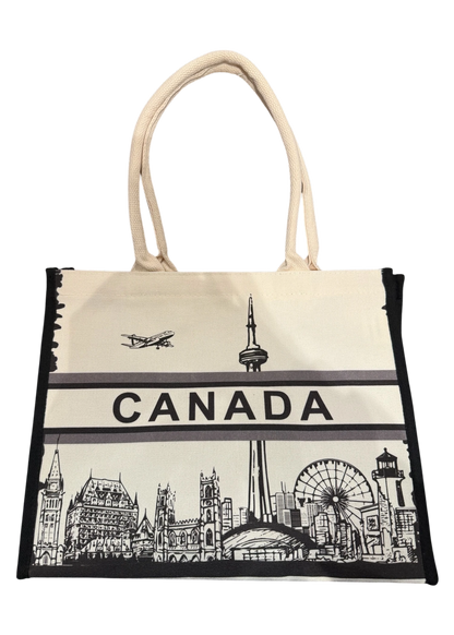 Canada Skyline Tote Bag