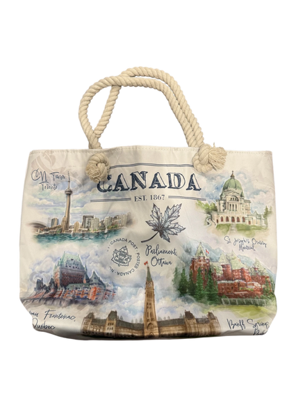 Canada Themed Beach Bag